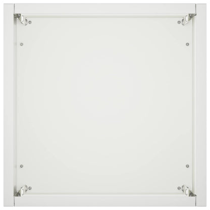 Macetero De Jardín Blanco 20 X 20 X 75 Cm_3