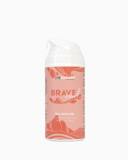 Brave Curl Gel - Gel Para Pelo Rizado Con Proteína, Más Encogimiento 100 Ml Bio Sakure_0