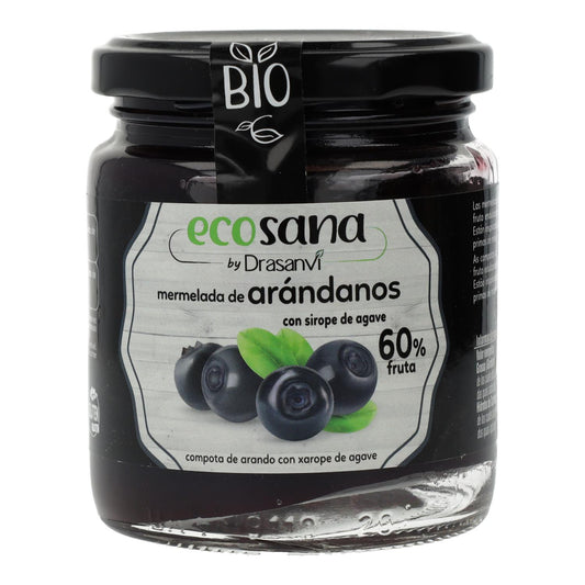 Geleia de Mirtilo Extra sem Açúcar Biológica Ecosana 260g