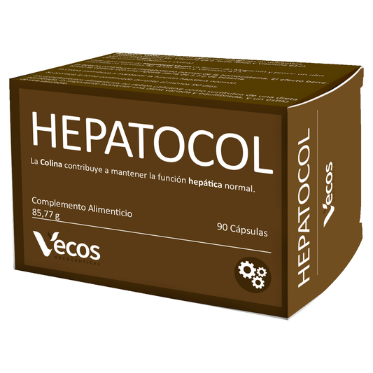 Hepatocol VECOS (90 Cápsulas) | Control de hígado graso | Metabolismo de las grasas | Colina + Betaína_0