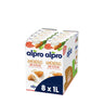 Embalagem de 8 bebidas de amêndoa sem açúcar Alpro, 1 litro