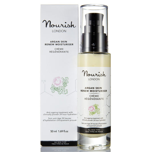 Hidratante anti-envelhecimento Argan Nourish London Skincare 50 ml