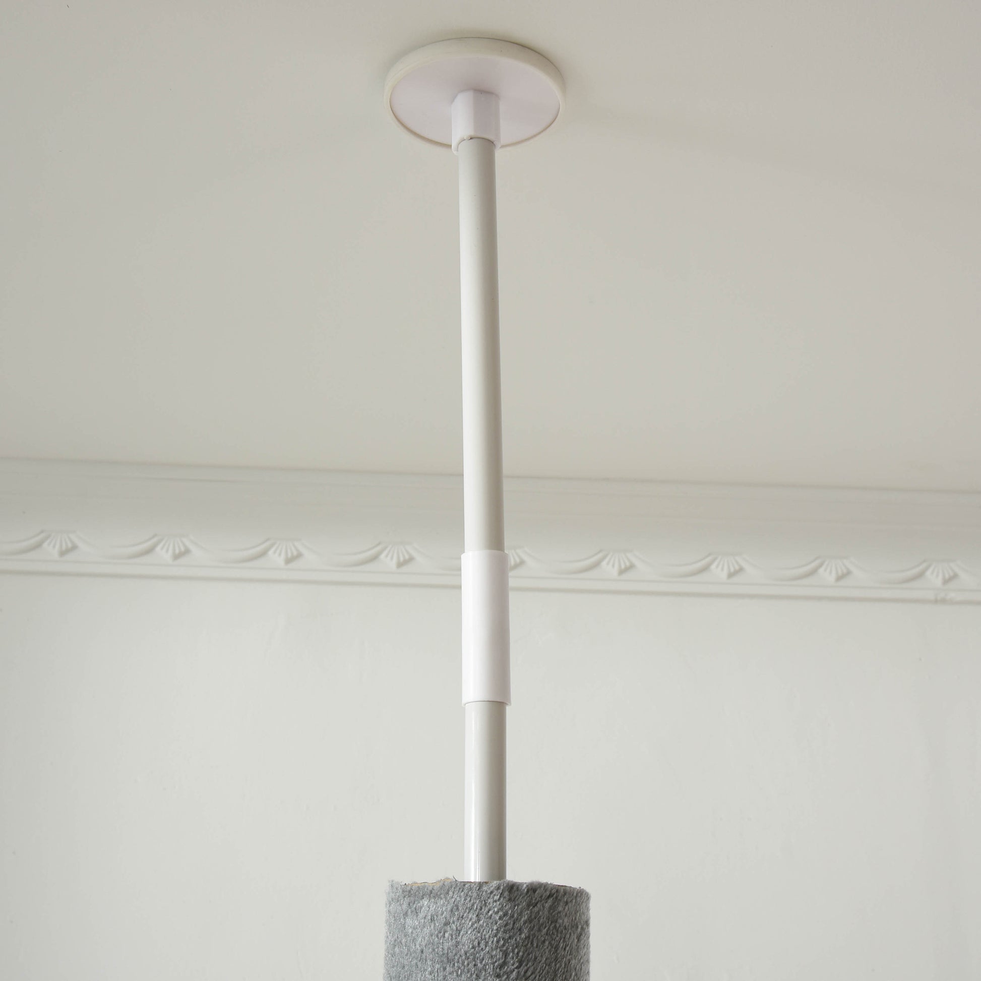 Pawhut Árbol Rascador Para Gatos Altura 255 Cm Cueva Bola Colgante_3