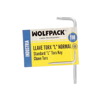 Llave Torx Standar Acero Cromo Vanadio Profesional T08 Mm. Llave Estrella, Llave Allen Estrella_3