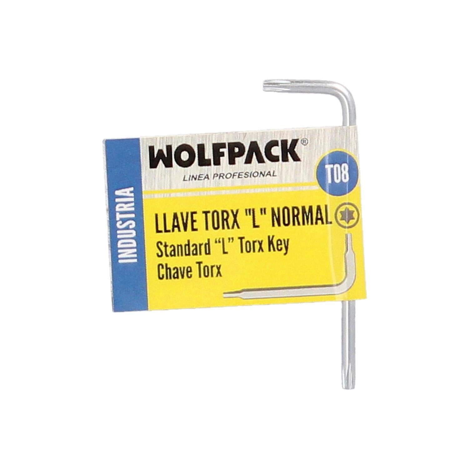 Llave Torx Standar Acero Cromo Vanadio Profesional T08 Mm. Llave Estrella, Llave Allen Estrella