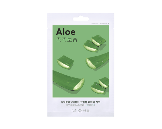Missha Airy Fit Sheet Mask [aloe] (19g) - Mascarilla Aloe_0