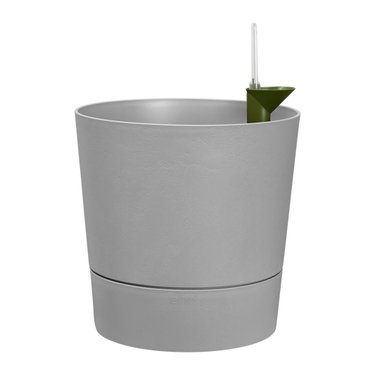 Greensense Aquacare Round Elho vaso auto-irrigável 30 cm betão leve