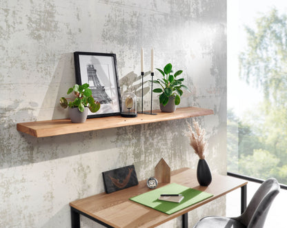 Estantería De Pared 160 Cm En Madera Maciza De Acacia_2