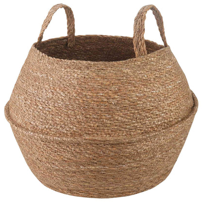 Maceta Con Asas Natural Ø 45 X 36 Cm 100% Hierba Marina_0