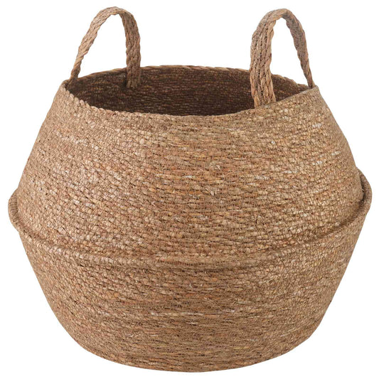 Maceta Con Asas Natural Ø 45 X 36 Cm 100% Hierba Marina_0