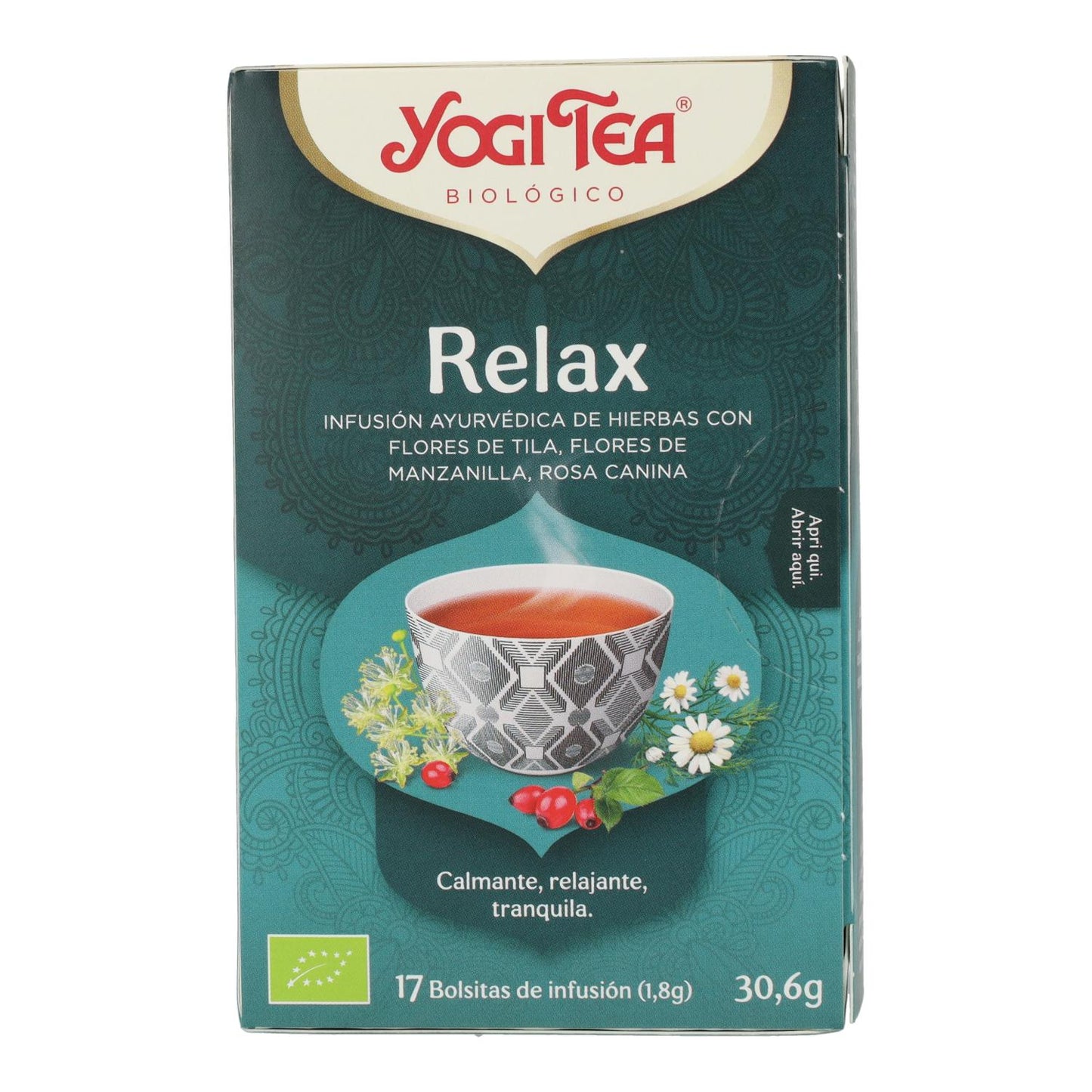Yogi Tea BIO Relax, 17 saquetas de chá