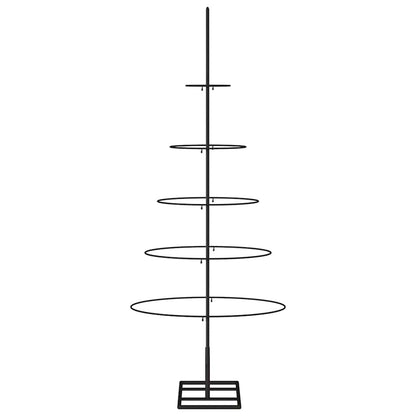 Vidaxl Árbol De Navidad Para Decoración Metal Negro 125 Cm_3