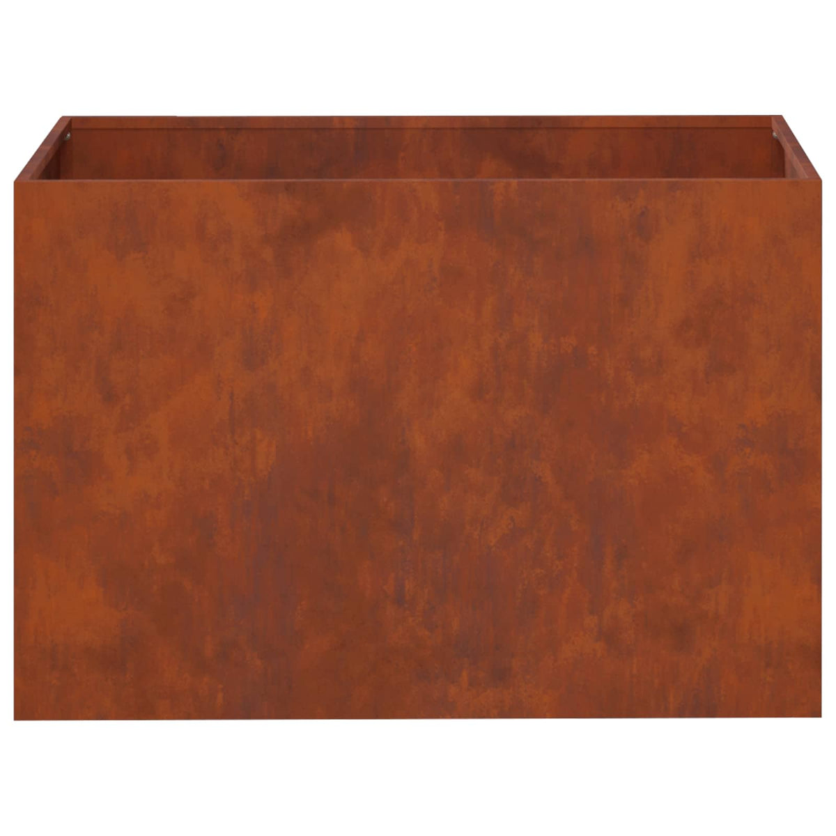 Macetero De Jardín Oxidado 60 X 40 X 40 Cm Acero Oxidado_3