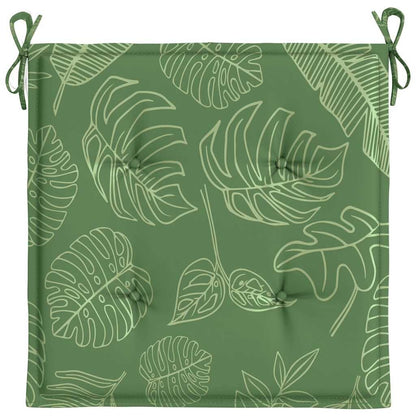 Vidaxl Cojines De Silla 6 Uds Tela Estampado De Hojas 50x50x4 Cm_4