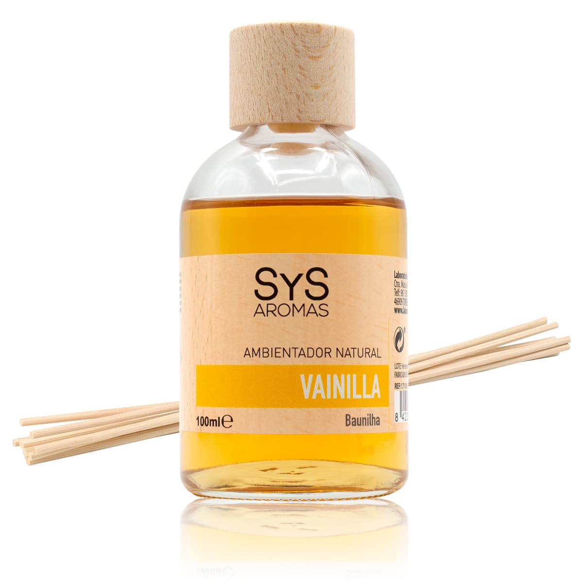 Ambientador Mikado Vainilla 100 Ml | Aroma Dulce Y Cálido | Difusor Varillas | Ambiente Acogedor_0