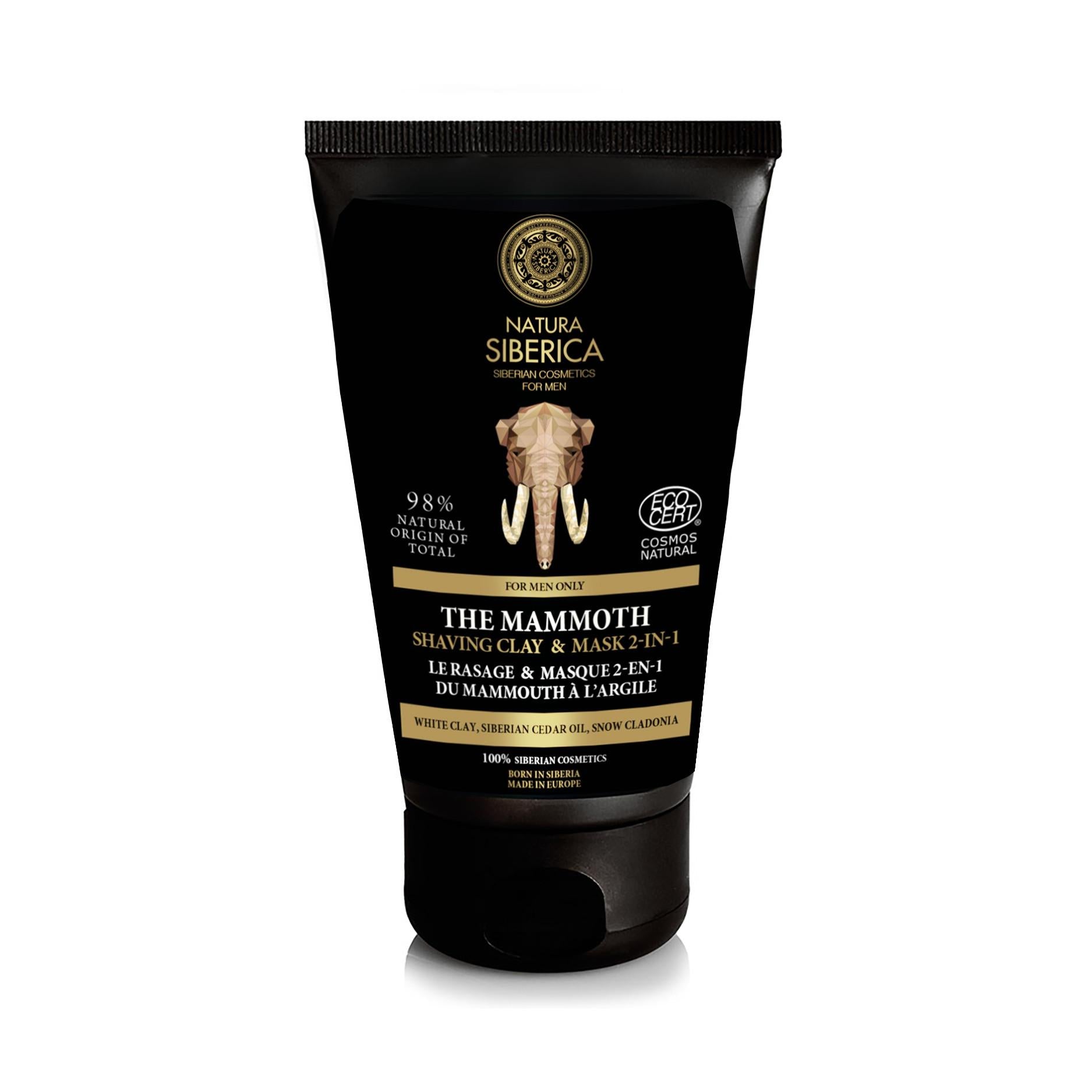 Argila de barbear mamute Natura Siberica 150 ml