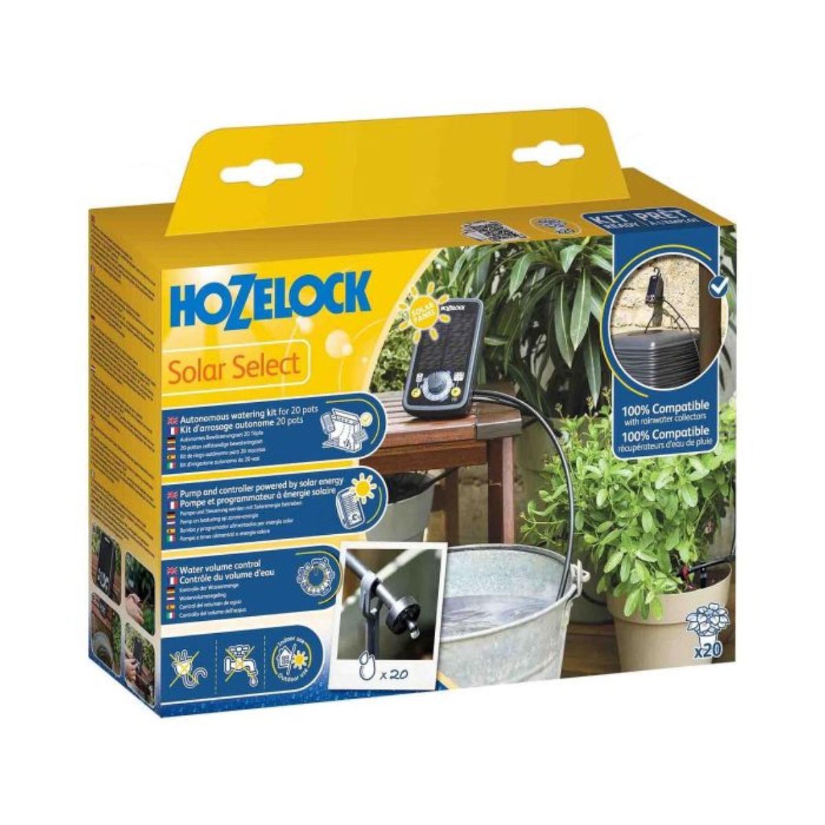 Kit de rega automática Hozelock Solar Select