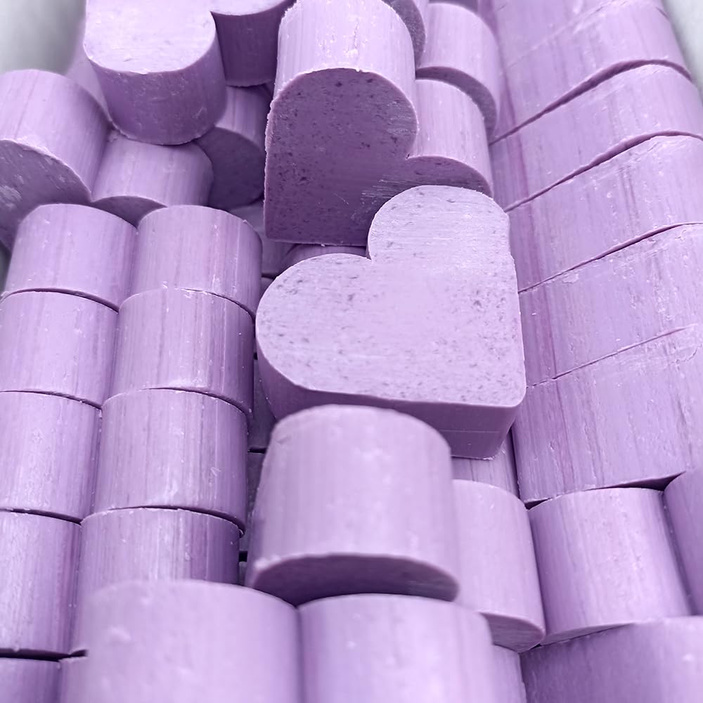 50 Jabones Aromáticos Con Forma De Corazón - Detalle Para Invitados De Eventos - Jabón Glicerina Con Aroma A Lavanda_0