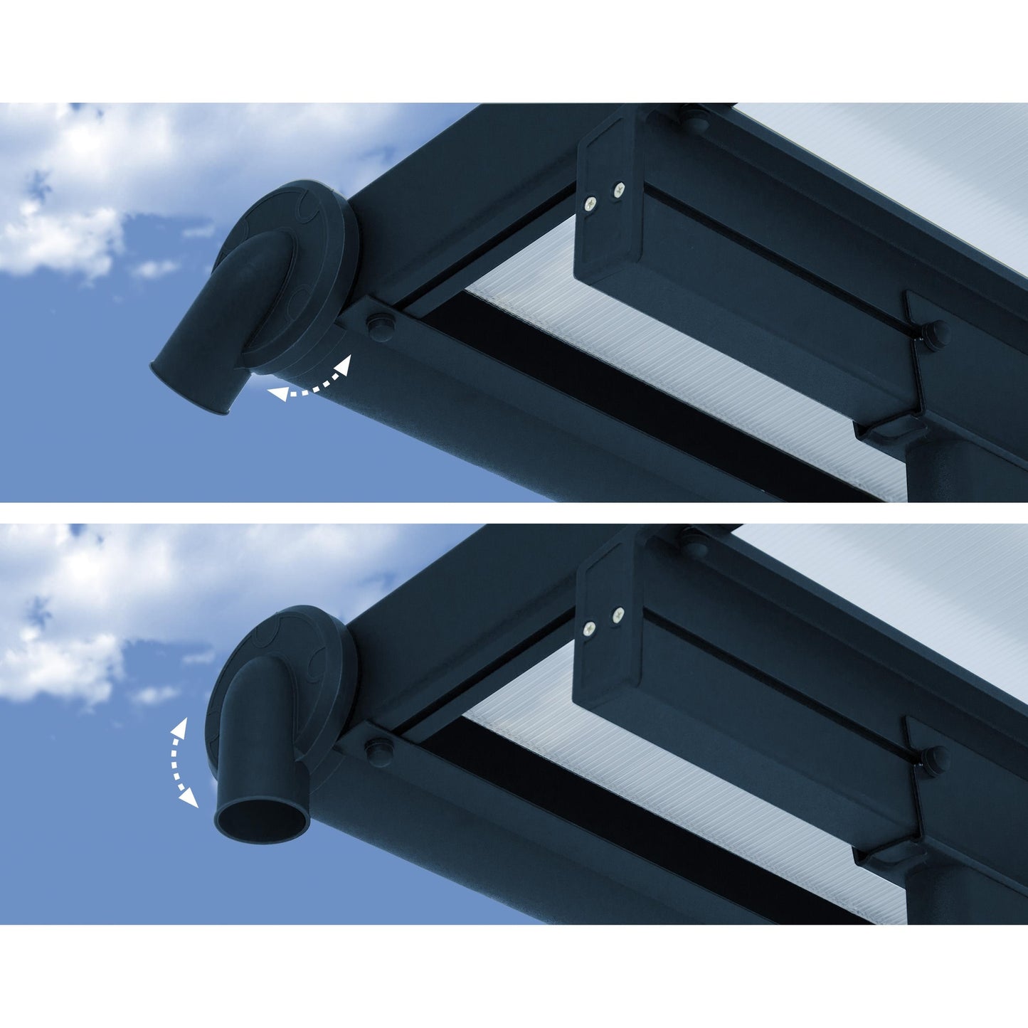 Pérgola anexa Feria 434x299 cm 