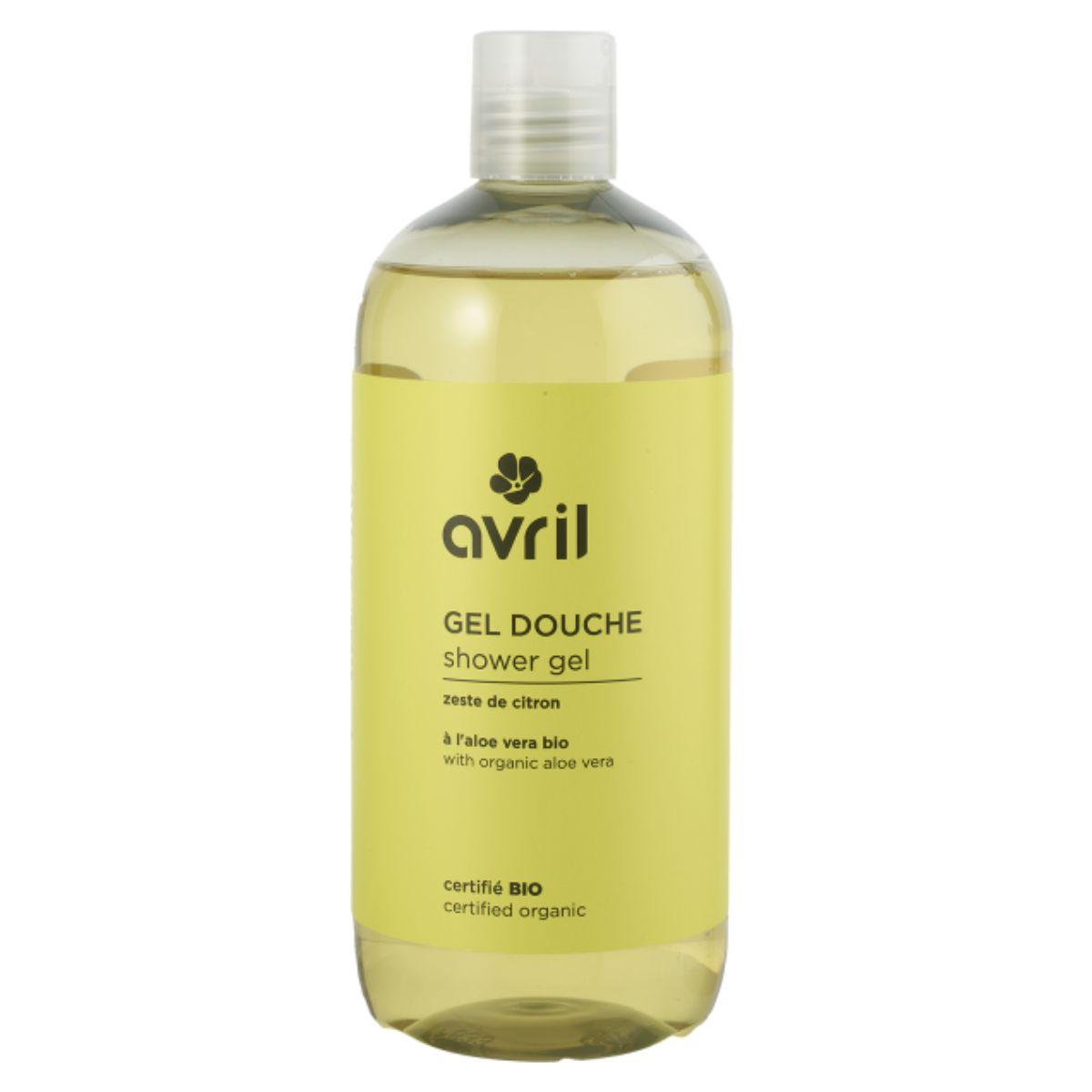 Gel de banho Avril Organic Lemon Peel 500 ml