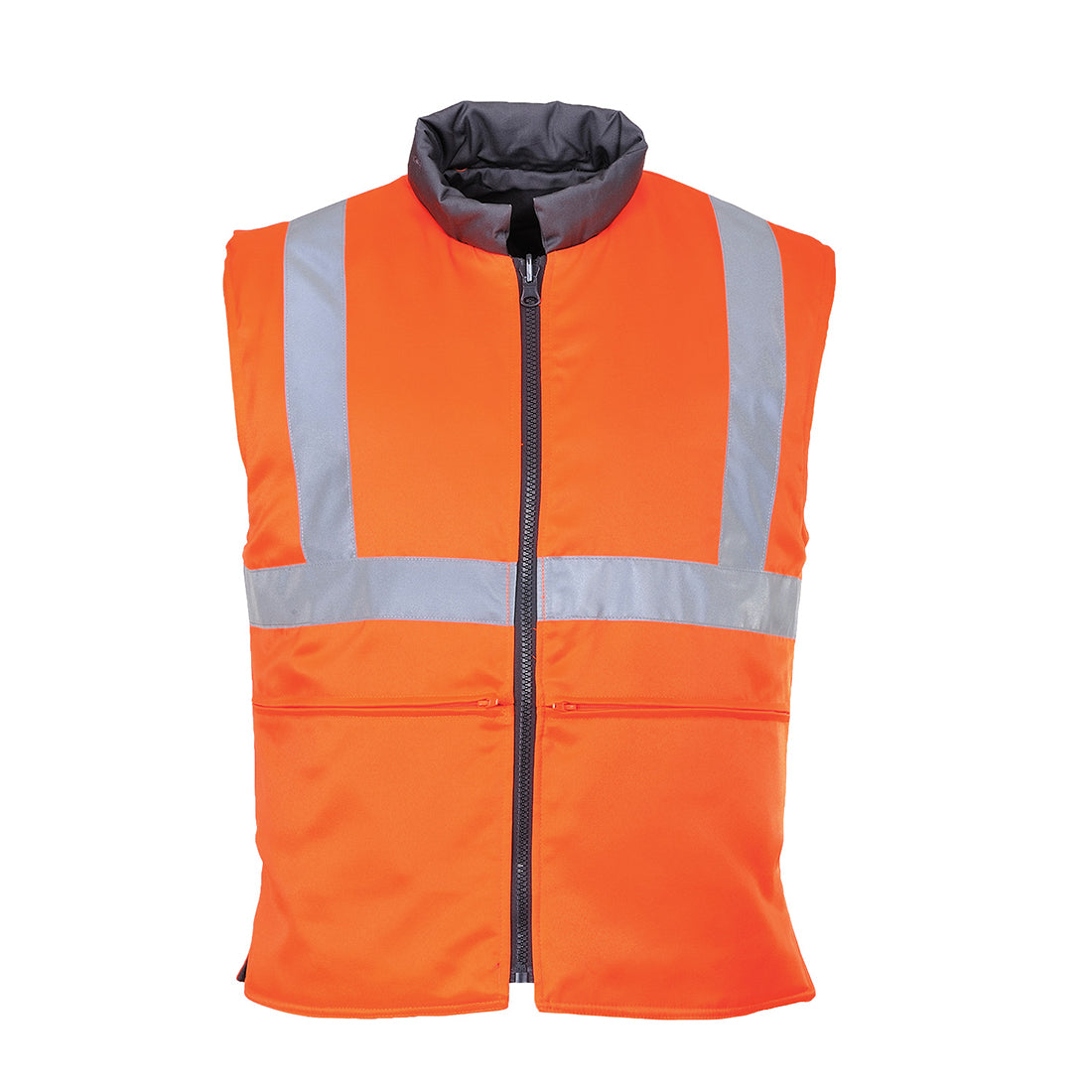 Chaleco De Calor De Alta Visibilidad Reversible / Xxl / Naranja_0