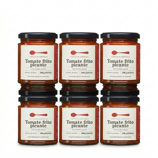 Salsa De Tomate Frito Picante Natural Sin Azúcar Añadido 240 G 6 Unidades_0
