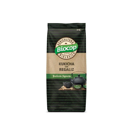 Chá Kukicha 3 anos com Alcaçuz Biocop 75 g