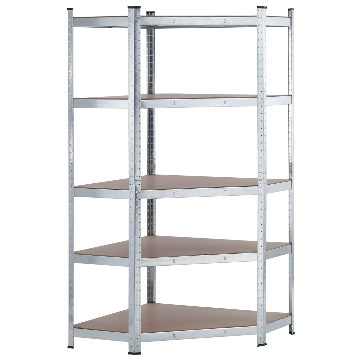 Estantería Esquinera Modular 5 Baldas Ajustables 180x80x40x56cm 875kg O91_0