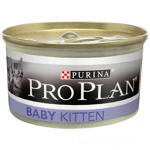 PRO PLAN Cat Can Moussen Baby Kitten Rico em Frango 85g