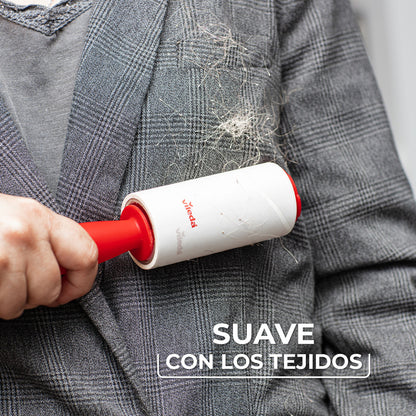 Sistema Rodillo Quitapelusas Pet Pro, Vileda Rojo/Blanco