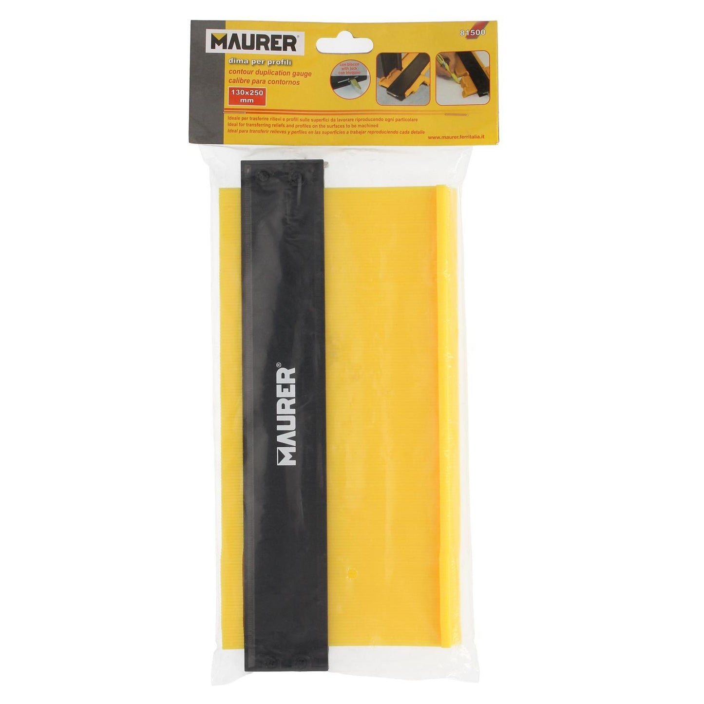 Medidor De Contornos 130x250 Mm. Con Bloqueo. Medidor De Perfiles, Medidor Formas, Duplicador Perfiles, Preciso,dureza Ajustable_3