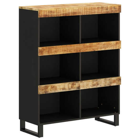 Armario Auxiliar Madera Maciza De Mango 85x33x107 Cm_0