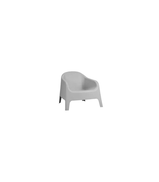 Pack De 2 Sillones Jardín Pool Acabado Polipropileno Gris, 70cm(alto) 76cm(ancho) 72cm(fo_0