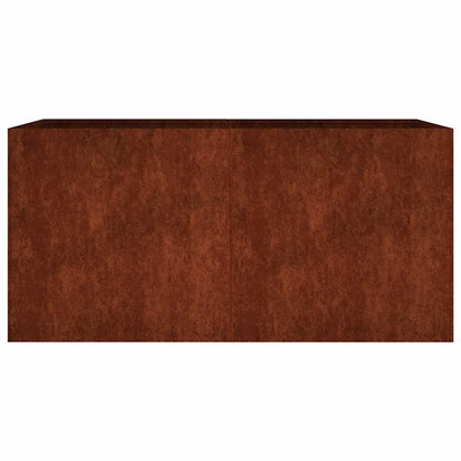 Maceta De Acero Corten 80x40x40 Cm_3