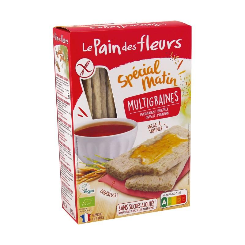 O multi cereal brinda especial Matin Eco Vegan sem glúten 230g Le Pain Des Fleurs