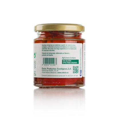 Pimentos Piquillo Extra Orgânicos Inteiros BIO Ékolo 225 g
