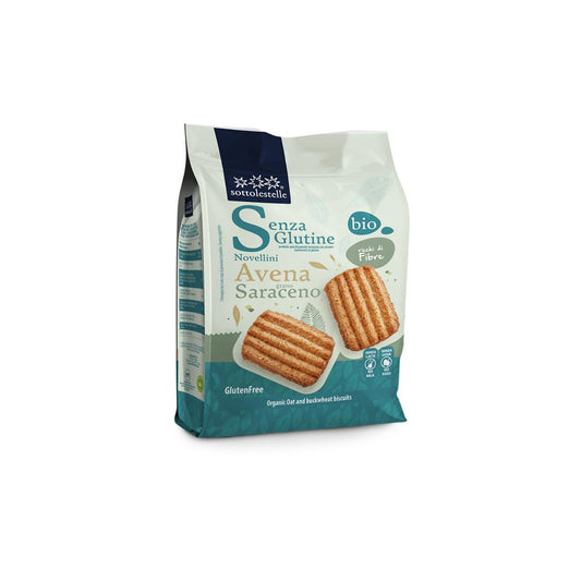 Bolacha de aveia e trigo sarraceno sem glúten Sotto 250g