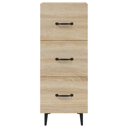 Aparador Madera Contrachapada Color Roble Sonoma 34,5x34x90 Cm / Vetonek_0
