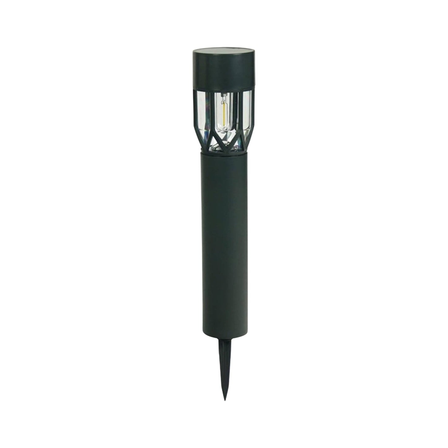 Well Home Farol Solar Para Jardín Con Led Blanco Cálido Y Panel Solar Ø7,2x40cm_0