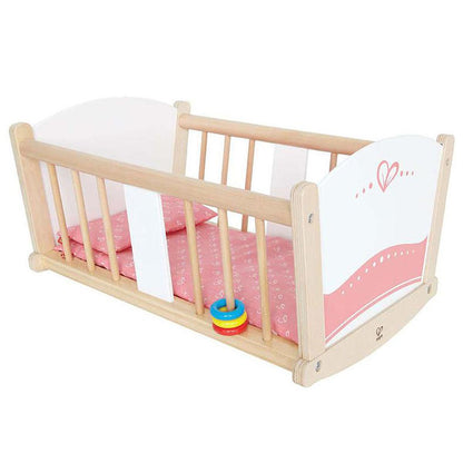 Cuna Mecedora Muñecas Rock-a-bye Baby Cradle Hape_5
