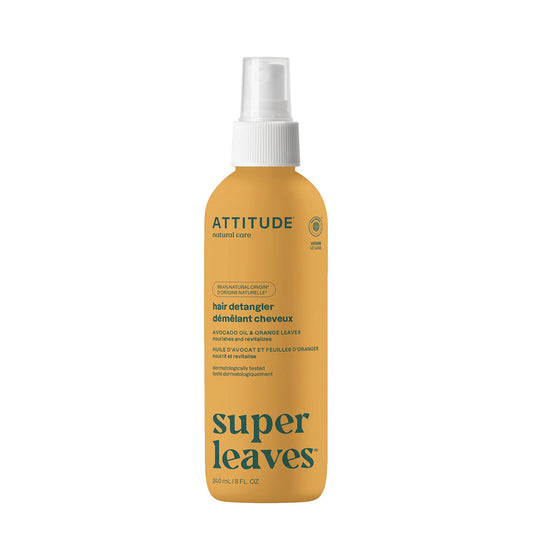 Super Leaves Desembaraçador de cabelo Nutre e revitaliza Folhas de laranja Attitude 240 ml