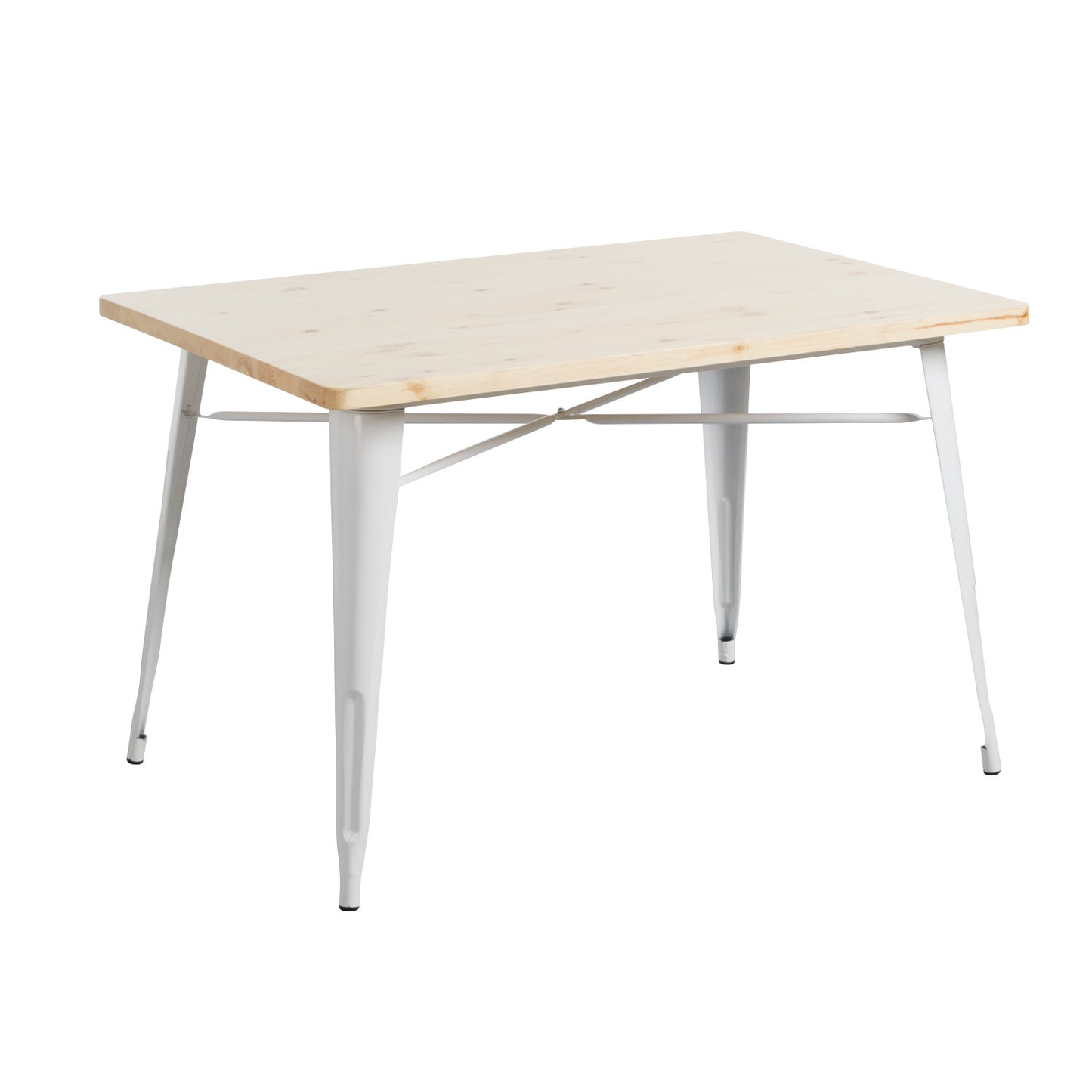 Mesa De Comedor Rectangular Iron Wood 120x80x74cm Thinia Home_0