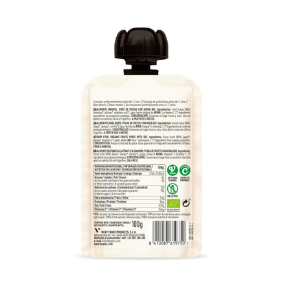 Saquetas de maçã, banana, mirtilos e aveia BIO Be Plus 100 g