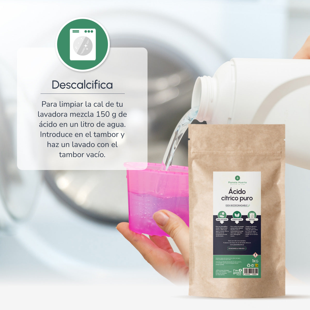 Embalagem 3xÁcido Cítrico Planeta Huerto 2,5 Kg