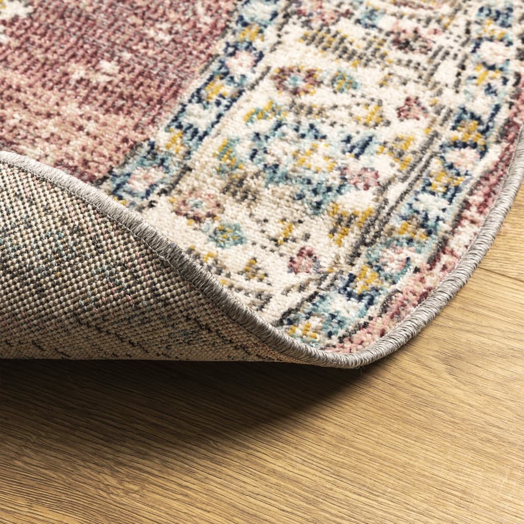 Vidaxl Alfombra De Interior/exterior Diseño Vintage Arbizu Ø 200 Cm_4