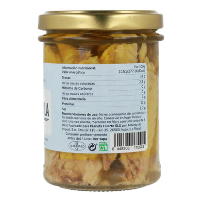 Pack 12x Mackerel in Organic Olive Oil Planeta Huerto 190 g
