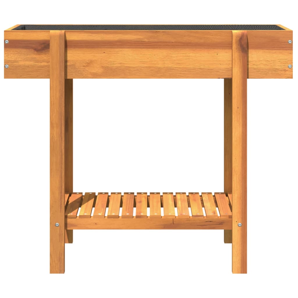 Jardinera Arriate Madera Maciza De Acacia 90x30x75 Cm_4