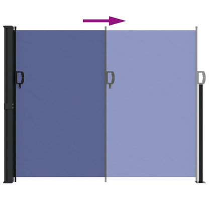 Vidaxl Toldo Lateral Retráctil Azul 160x300 Cm_4