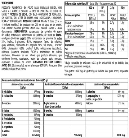 Whey Shake - 1kg - Caramelo Salado - Proteina De Suero Whey - Biotech Usa_5
