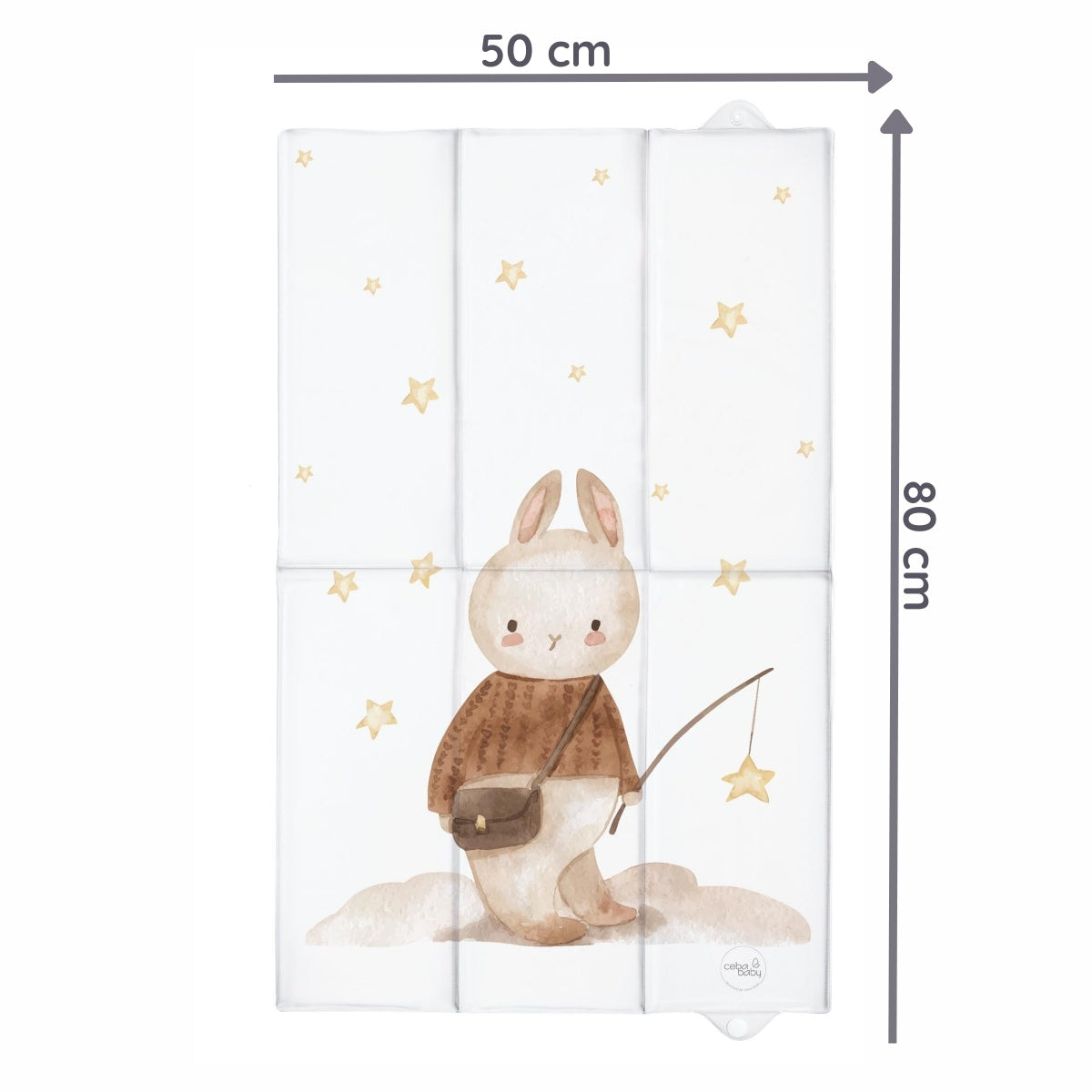 Basic Cambiador Plegable Xl Ceba Baby | Más Espacio Fuera De Casa, Sin Ocupar Más En El Bolso_3